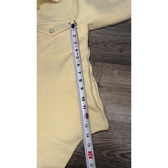 Wilfred Free The Ganna Merino Wool Shacket Size 2XS Butter Yellow - Picture 11 of 13
